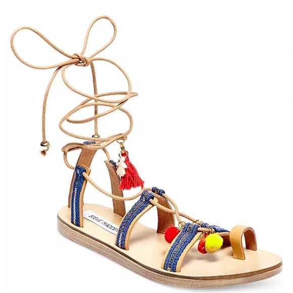 STEVE MADDEN GLADIATOR SANDAL SIZE 6.5 or 37 - Picture 3 of 8